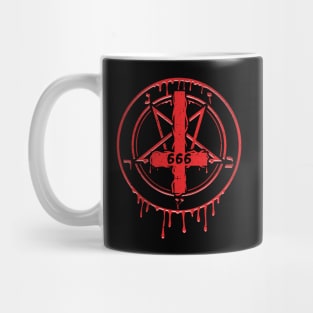 Inverted Pentagram I Satanic 666  print Mug